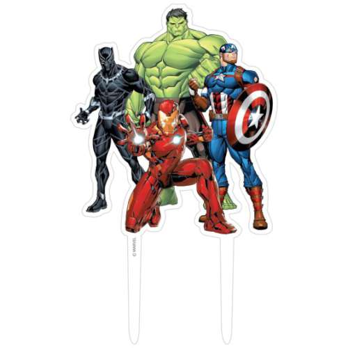Avengers Acrylic Cake Topper - Click Image to Close